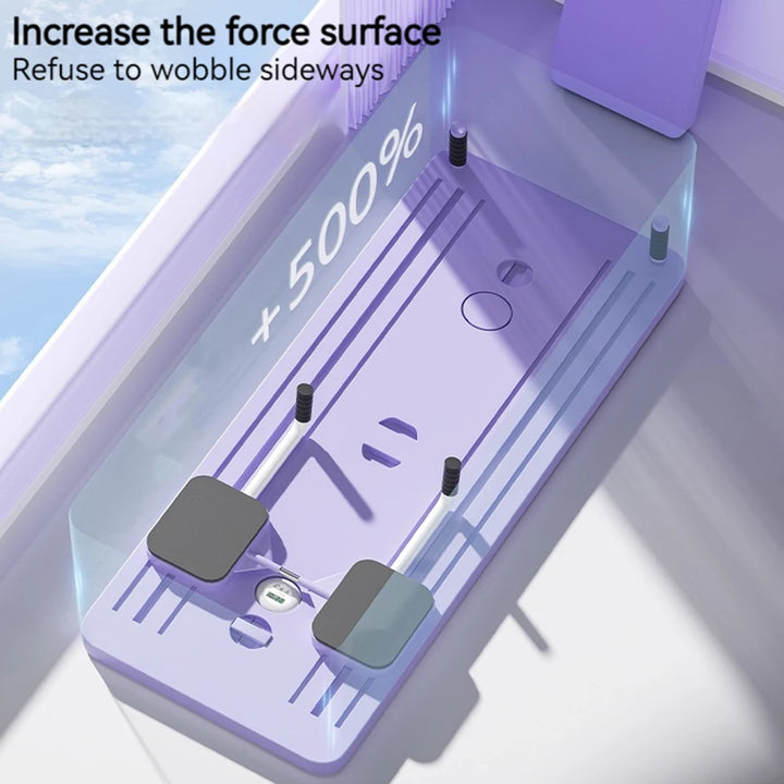 Multifunctional Fitness Board Exercise Machine Non Slip Abdominal Board Foldable Push Up Board for Full Body Workout