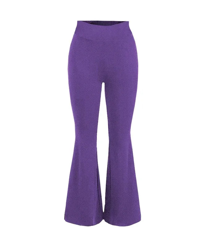 New Black Effortless Flare Leggings Women Soft Workout Tights Fitness Outfits Yoga Pants Gym Wear Spandex Leggings