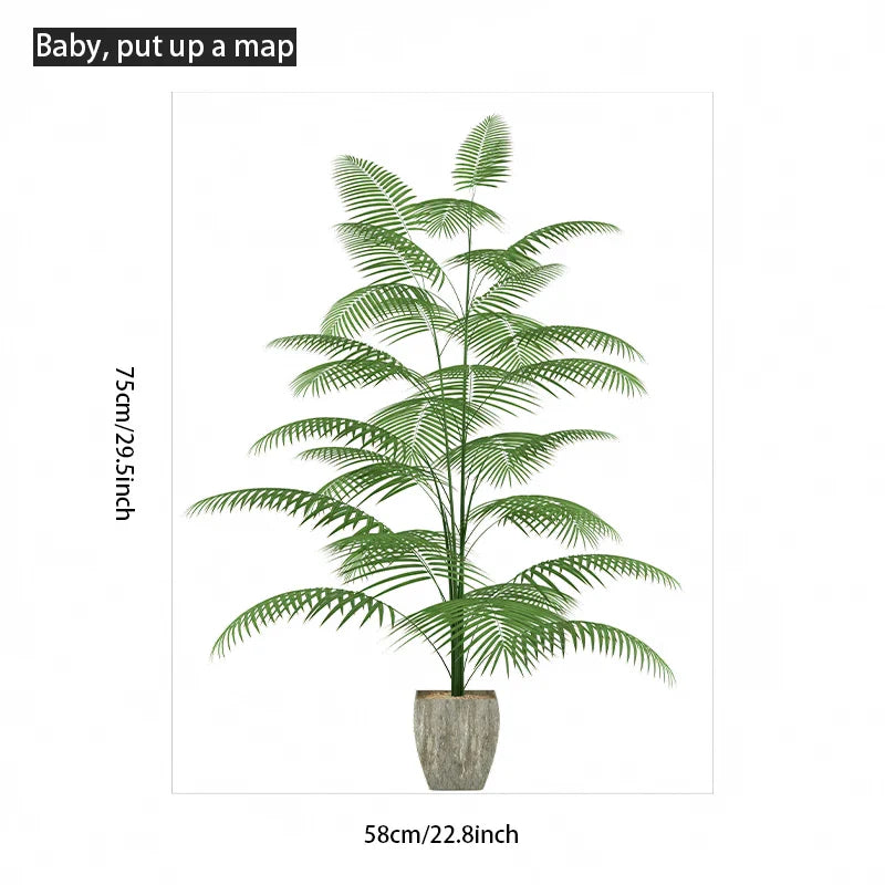 Waterproof Self-Adhesive Plant Wall Sticker