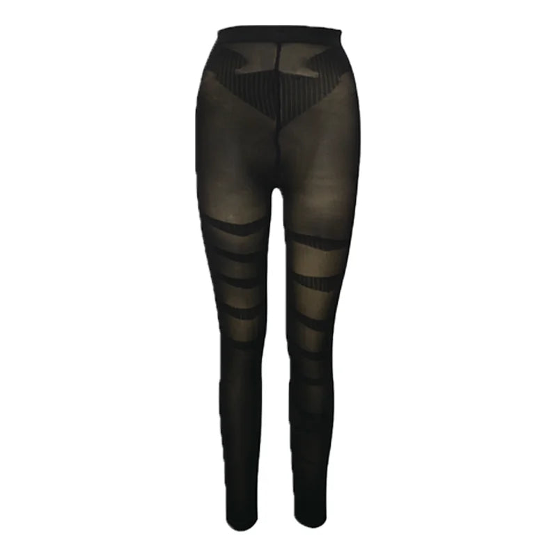 High Waist Shapewear Anti Cellulite Compression Leggings Leg Slimming Body Shaper Tummy Control Tights Panties Thigh Slimmer