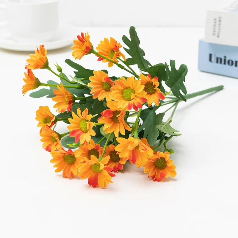 Artificial Sunflower & Chamomile Bouquet