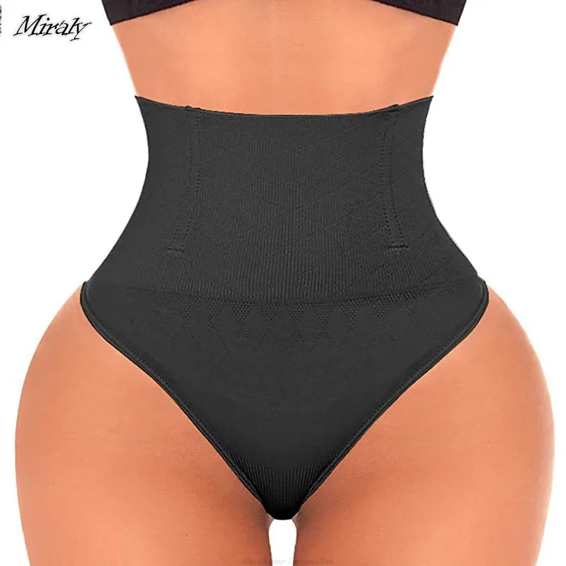 Seamless Thong Shapewear Women High Waist Tummy Control Panties Slimming Underwear Butt Lifter Belly Waist Trainer Body Shaper