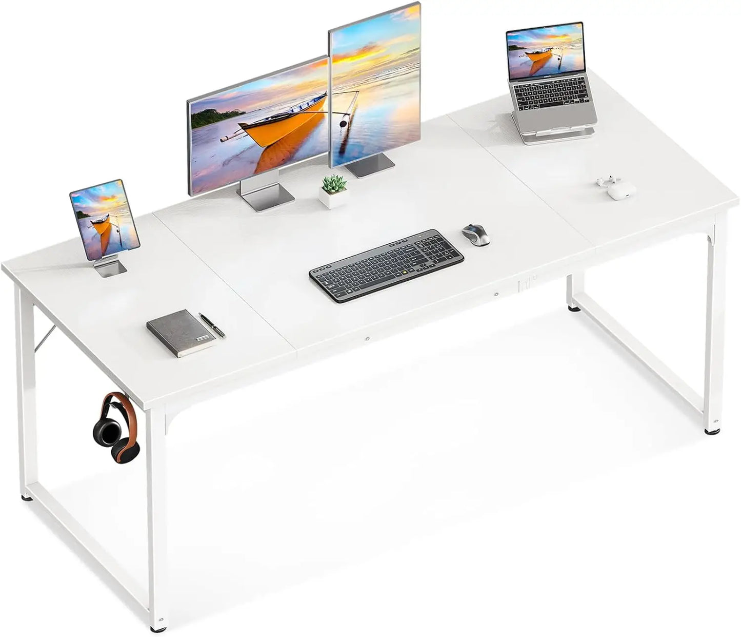63" Computer Desk for Home Office