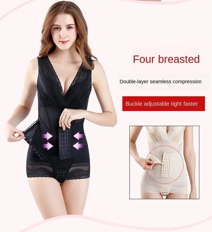 Women's Bustier Corset Waist Trainer Sharpening Body Sweat Suit Shaper Sexy Lingerie Slim Bodysuits Modeling Underwear Jumpsuit