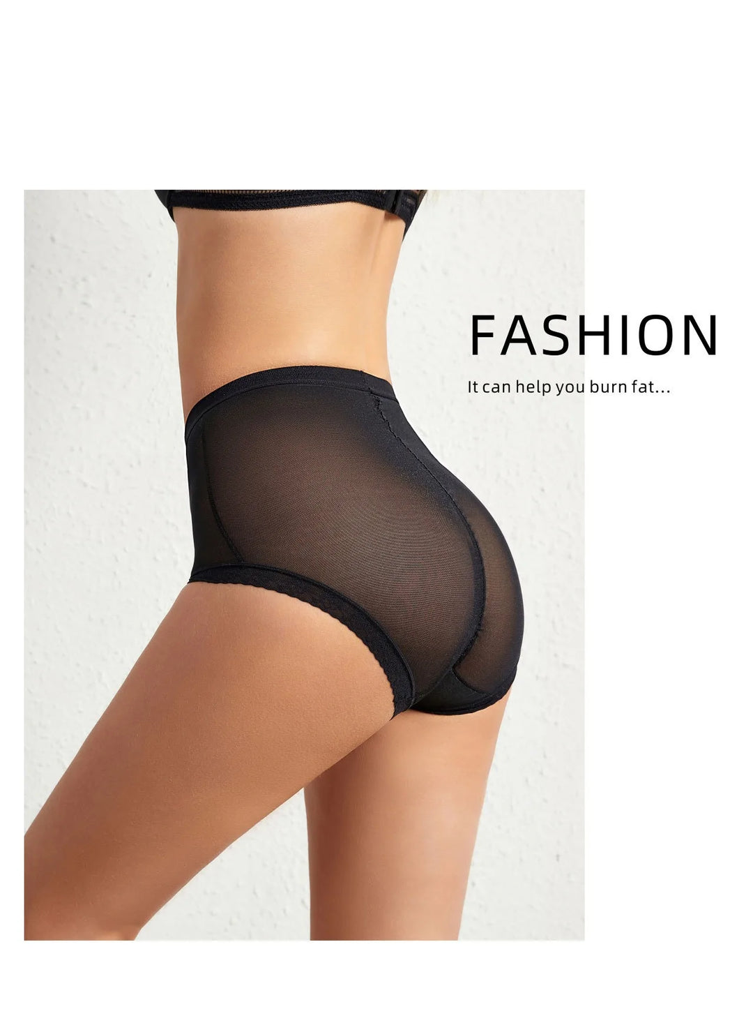 Breathable Mesh Intimates Body Shaping Panties Female Pants High Elastic Control Brief Slimming Belly Shaper Underwear
