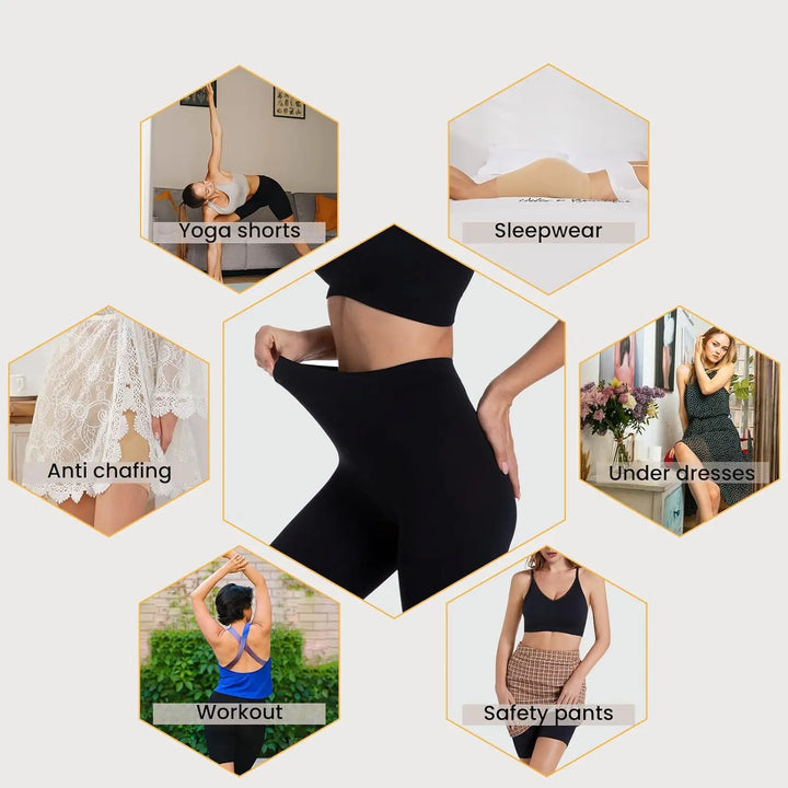 Seamless Shaping Boyshorts Panties for Women Slip Shorts Under Dress Shapewear Shorts Tummy Control Underwear