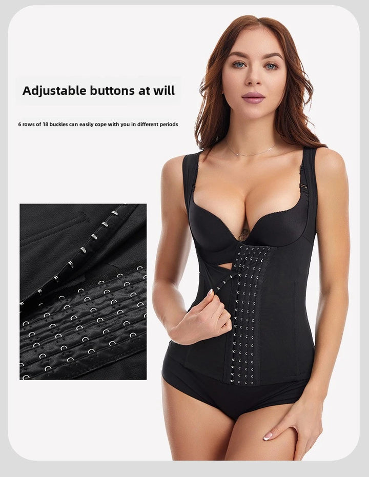 Plus Size Slimming Shirt Thin Seamless Body Shaper Women's Tummy Control High Waist Tank Top Invisible Shapewear