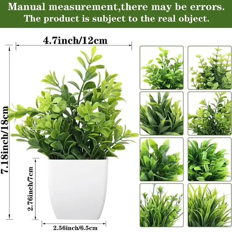 Mini Artificial Eucalyptus Potted Plant