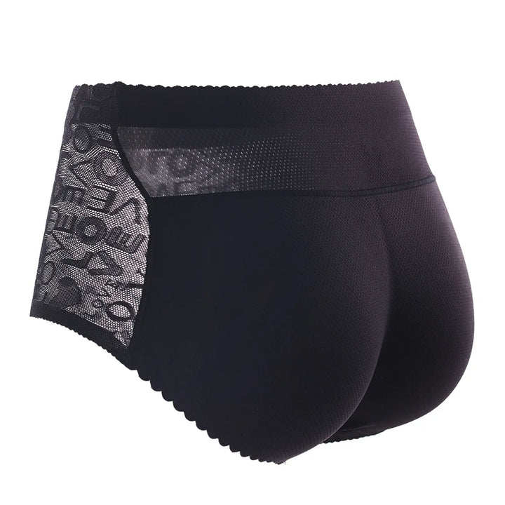 Women Sexy Buttocks Shapewear Fake Ass Letter Panties Triangle Butt Lift Panty Peach Booty Enhancer Underwear Hip Padded Briefs