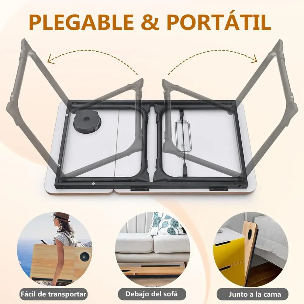 Adjustable Foldable Bed Table Desk