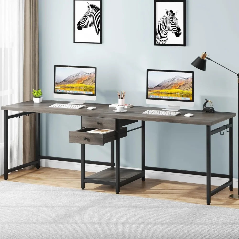 Extra Long Double Desk