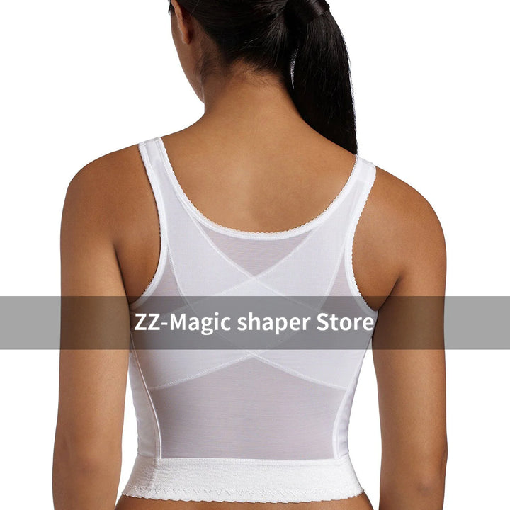 Longline Wireless Expandable Cup Bra Tummy Control Underwear Corset Waist Trainer Sexy Body Shape Push Up Breathable Lingerie