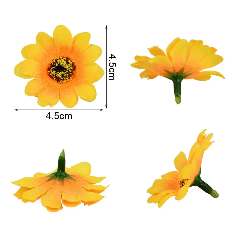 Mini Artificial Sunflower Heads