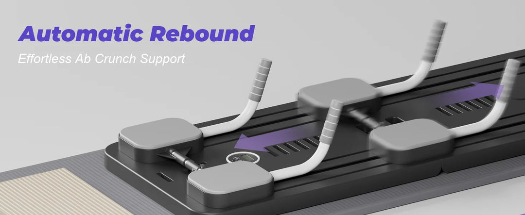 Multifunctional Fitness Plate Abdominal Board Push up Board automatic rebound abdominal muscle curling, Home Fitness Shape