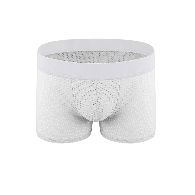 Men's Sexy Boxer Fake Butt Hip Lifter Enhancer Short Removable Padded Underwear Soft Shapewear High Stretch Underpant Mesh Brief