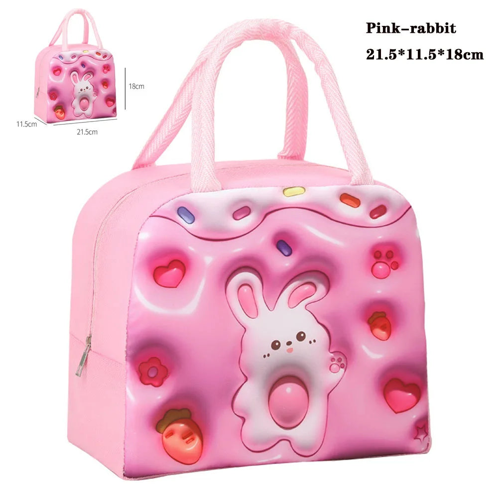 Thermal Bag Food Storage bag Student lunchbox cool bag for Children Food Container for Kids School small Thermal Lunch food Bag