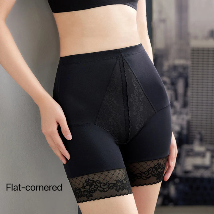 1pcs Women Belly Shaping Brief Mid Waist Lifting Hip Pants Slimming Panties Women Shaper Underwear Breathable Lace Safety Panty