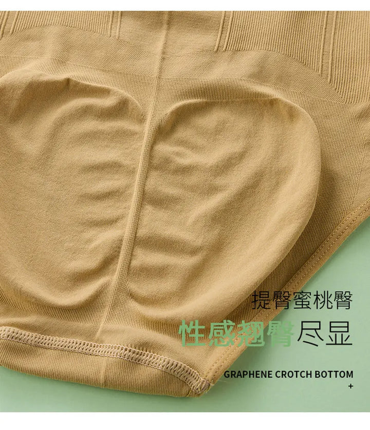High Waist Non-slip Tummy Control Slimming Women Briefs Shapewear Body Shaper Control Panties Ladies Waist Trainer Underwear