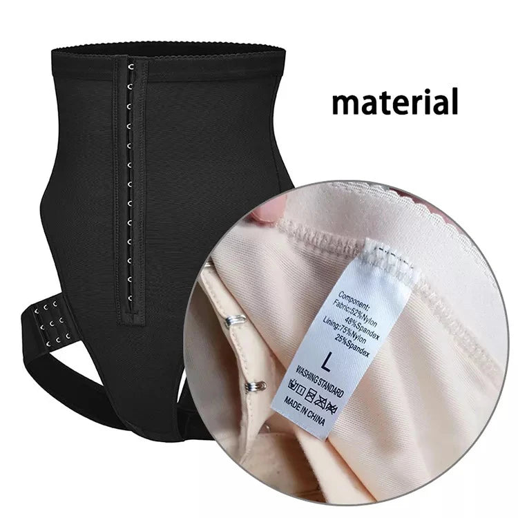 High Waist Abdomen Butt Lifter Control Panties Brief Booty Lift Seamless Shapewear Slimming Pulling Underwear Body Shaper