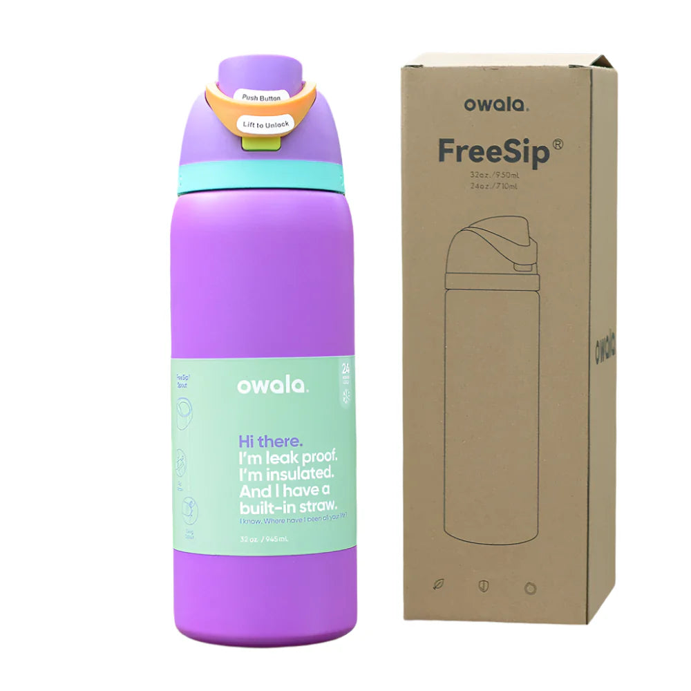 Owala FreeSip Quarta Rose Water Bottle