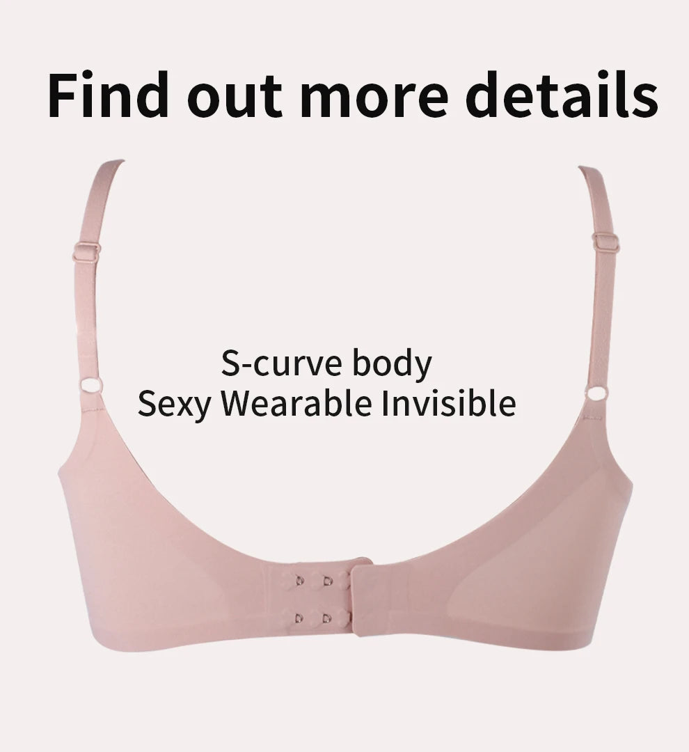 Large 2 In 1 Silicone Breast Pocket Bra Underwear Small Chest Becoming a Big Chest Pad Simulation Cartoon Chest Seamless