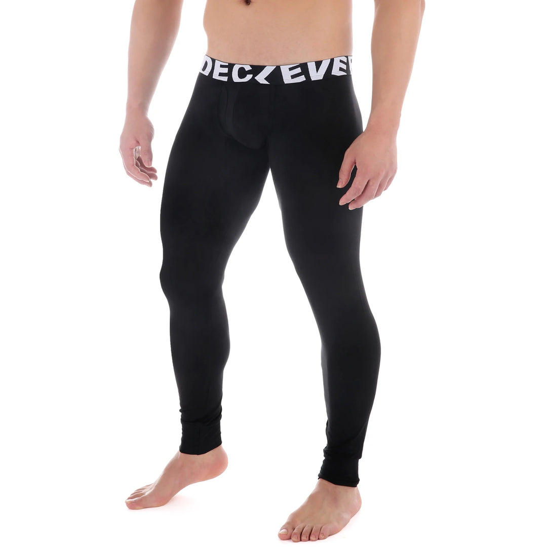 CLEVER-MENMODE Thermal Underwear Men's Sexy Penis Pouch Thermo Long Johns Pants Modal Leggings Bottoms Warm Pants Elastic