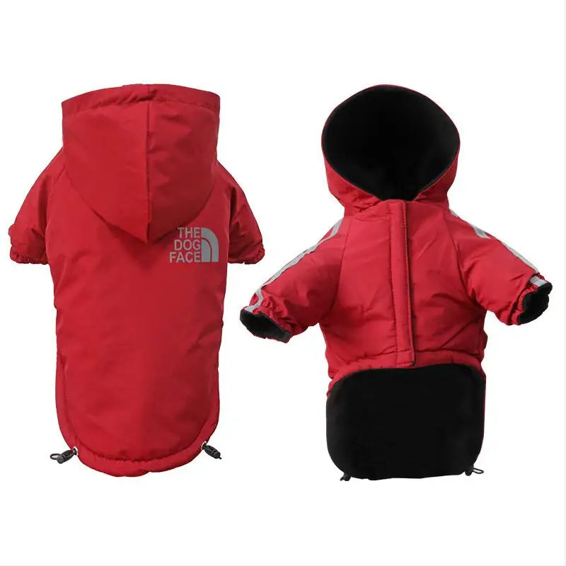 Waterproof Fleece Dog Jacket
