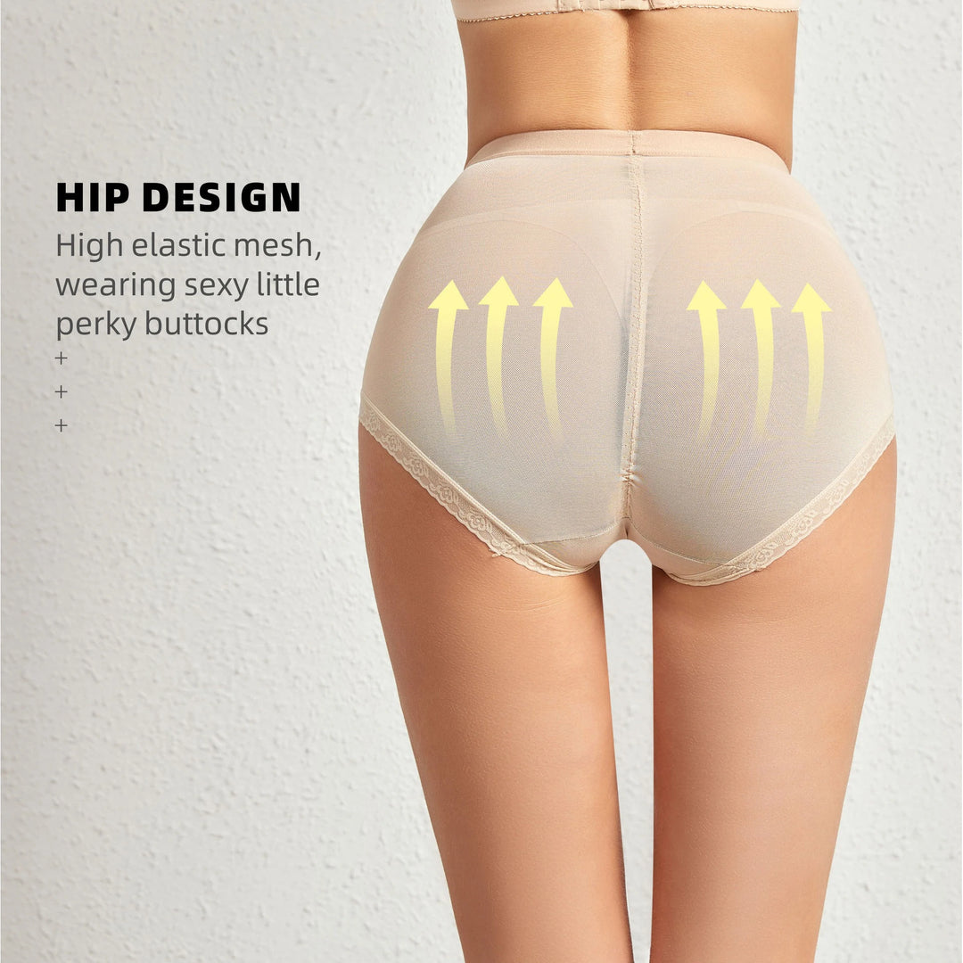 Breathable Mesh Intimates Body Shaping Panties Female Pants High Elastic Control Brief Slimming Belly Shaper Underwear