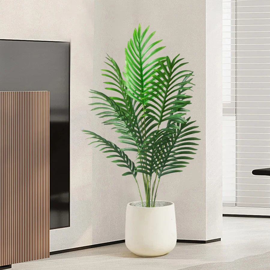 Large Artificial Palm Tree โ Tropical Home Decor