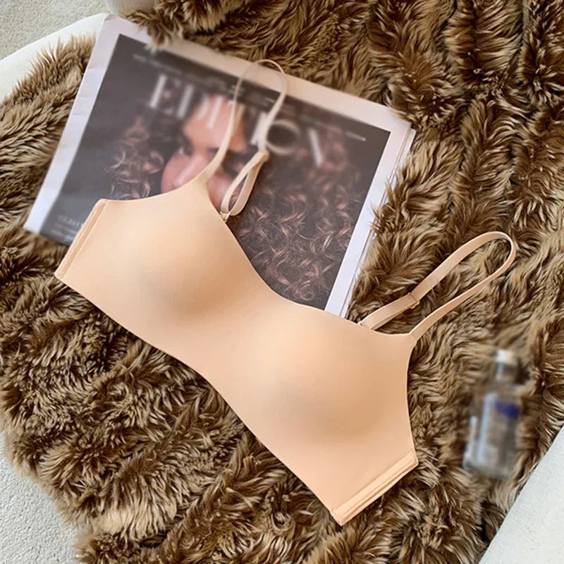 Seamless Underwear Women Push-Up Bra Thin Style Sexy Wireless Bras for Ladies