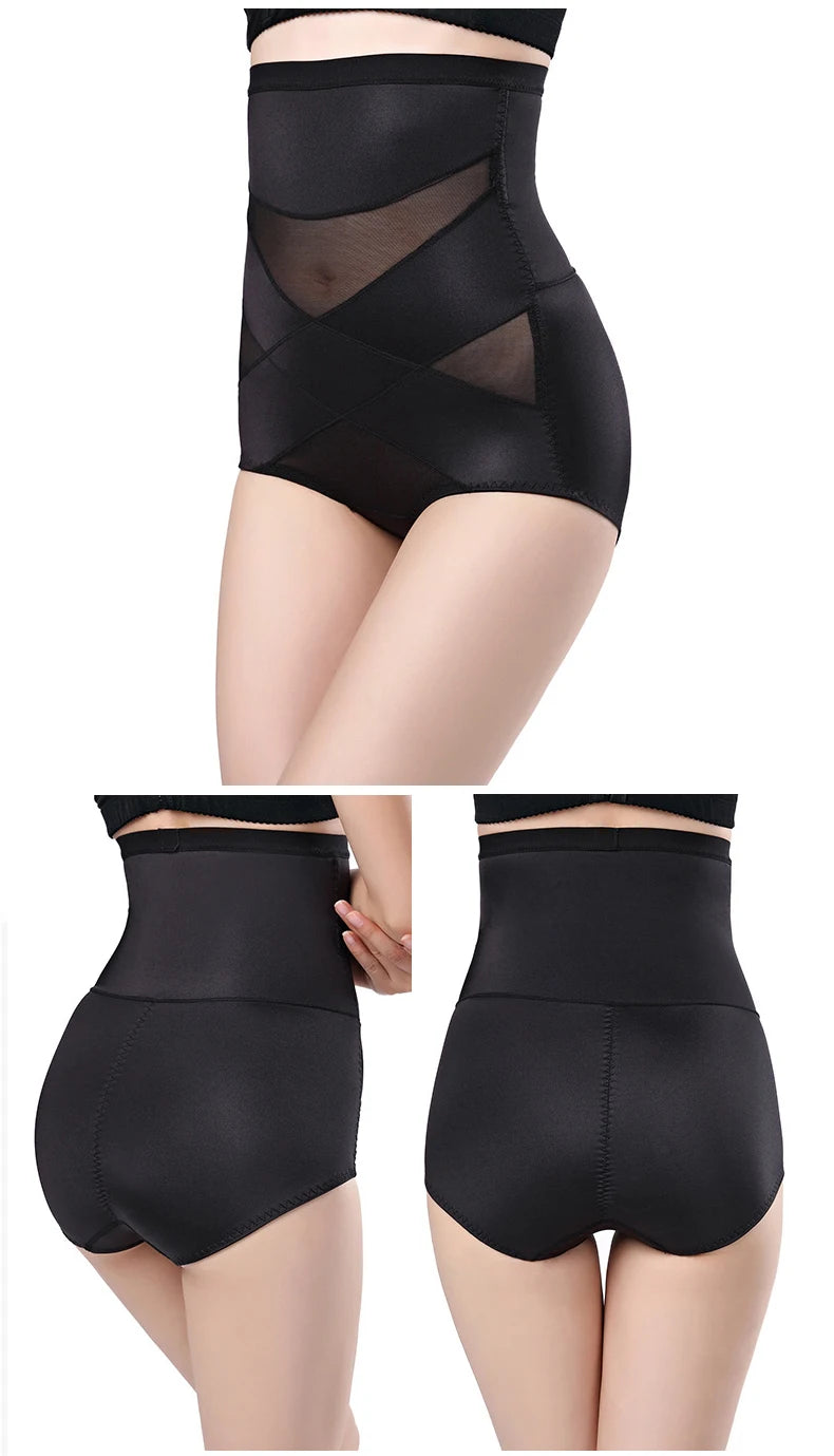 Women Cross Butt Lifter Body Shaper Briefs High Waist Trainer Panties Female Slimming Underwear Tummy Control Shapewear Panty
