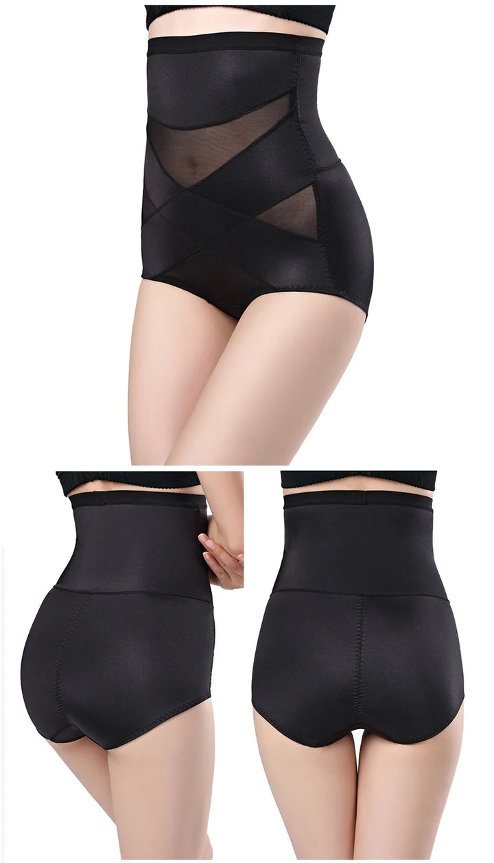 Women Cross Butt Lifter Body Shaper Briefs High Waist Trainer Panties Female Slimming Underwear Tummy Control Shapewear Panty