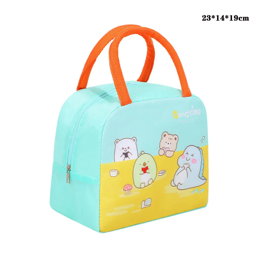 Thermal Bag Food Storage bag Student lunchbox cool bag for Children Food Container for Kids School small Thermal Lunch food Bag