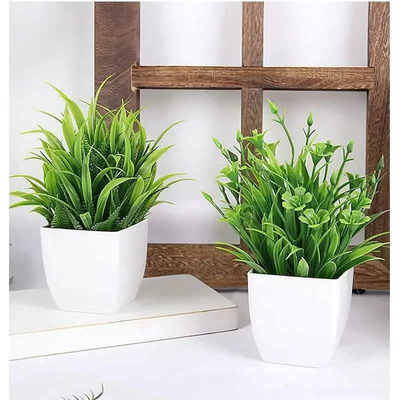 Mini Artificial Eucalyptus Potted Plant