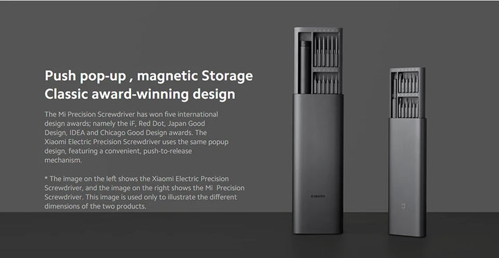 Xiaomi Mijia Electric Precision Screwdriver Magnetic Kit with 24 PCS Screw Heads Power Tools Sets for Smart Home PC Phone Repair