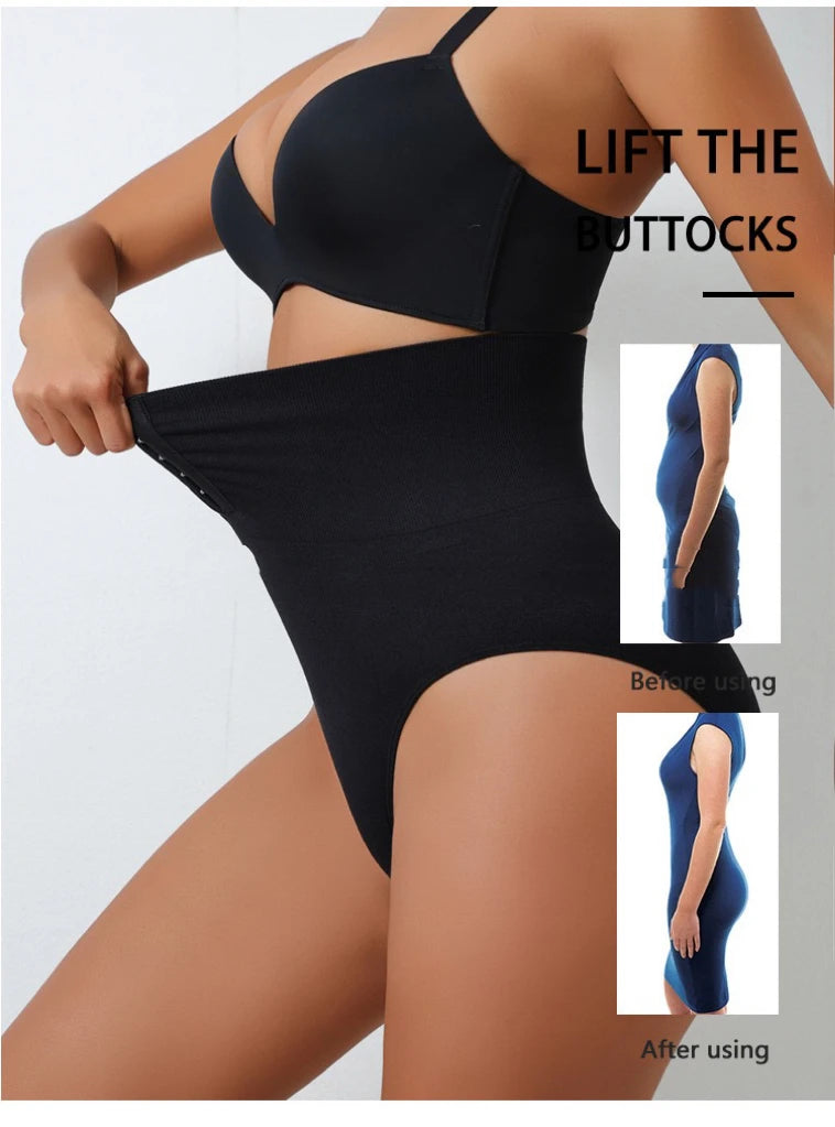 1pcs Women High Waist Shaping Briefs Buckle adjustment Body Shaper Slimming Underwear Butt Lifter Control Pantie Shapewear Pant