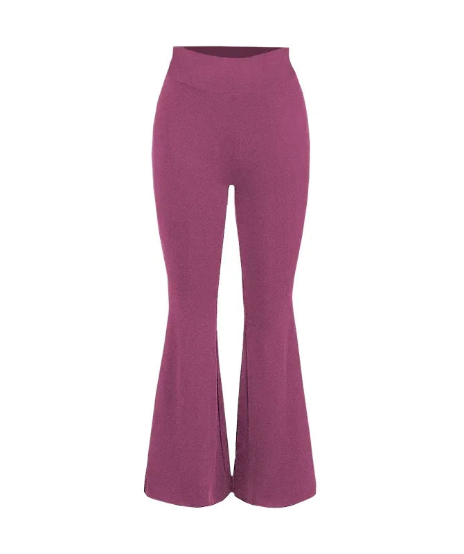 New Black Effortless Flare Leggings Women Soft Workout Tights Fitness Outfits Yoga Pants Gym Wear Spandex Leggings