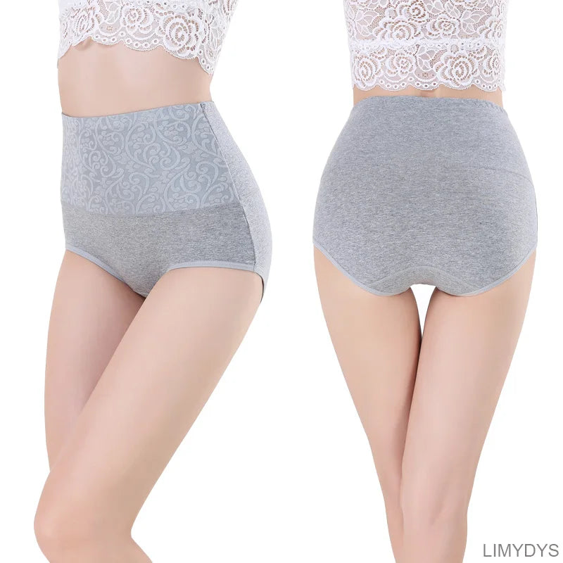 Cotton Underwear Women High Waist Lingerie For Ladies Briefs Tummy Control Panties C-Section Recovery XXXXL Plus Size Underpants