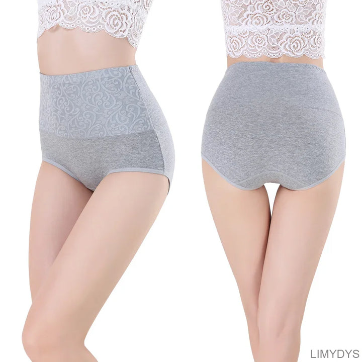 Cotton Underwear Women High Waist Lingerie For Ladies Briefs Tummy Control Panties C-Section Recovery XXXXL Plus Size Underpants