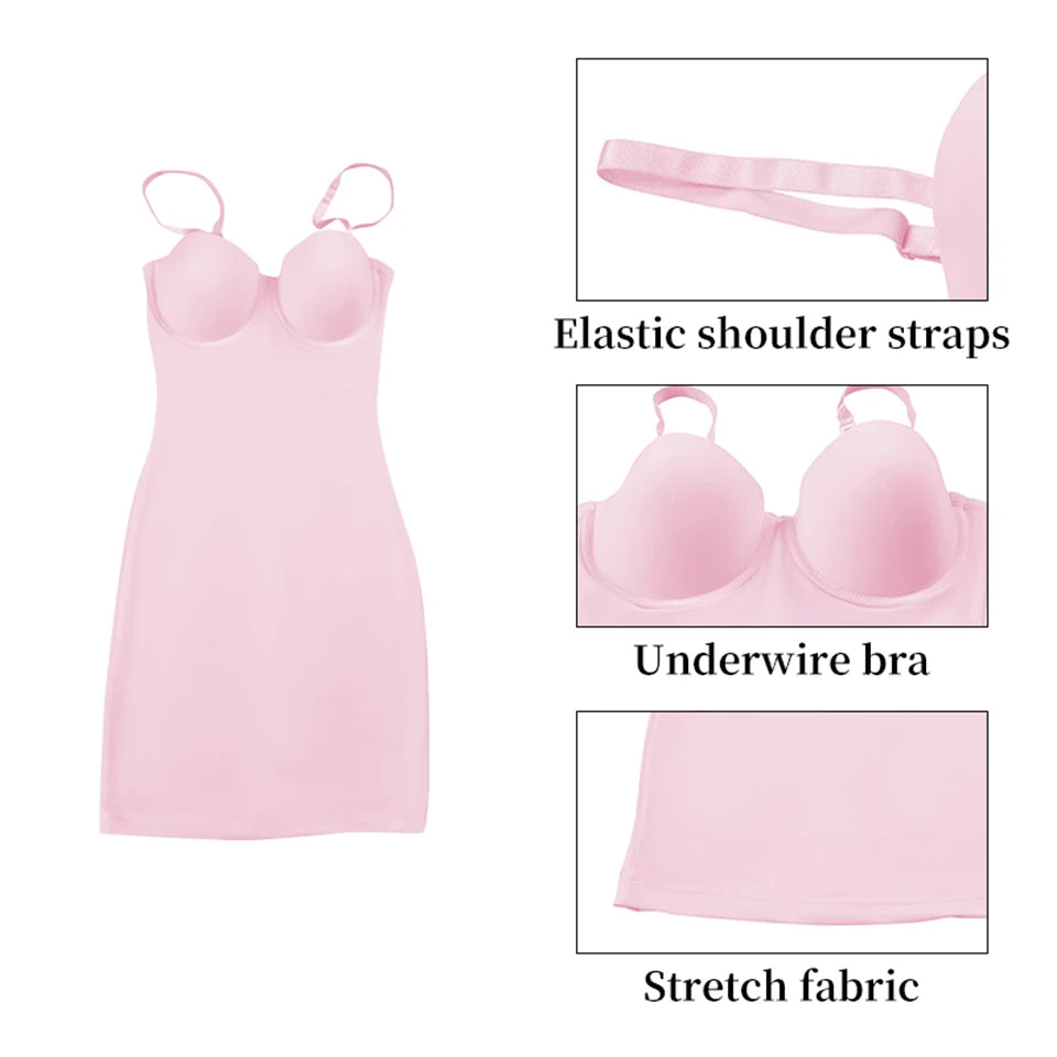 Control Slips Compression Shapewear Women Sexy Lingerie Butt Lifter Belly Slimming Smooth Body Shapers Dress Underwear