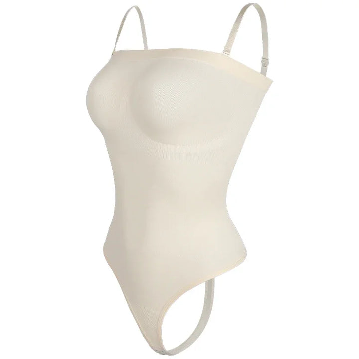 Strapless Bodysuit Women Thongs Shapewear Bustier Tube Tops Tummy Control Body Shaper Waist Trainer Butter Lift Skinny Underwear