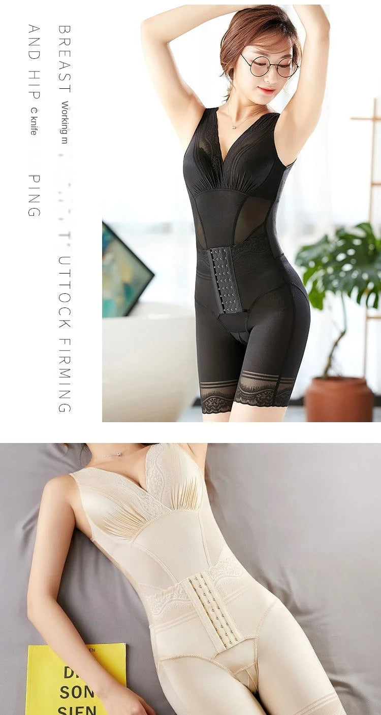 Women's Bustier Corset Waist Trainer Sharpening Body Sweat Suit Shaper Sexy Lingerie Slim Bodysuits Modeling Underwear Jumpsuit