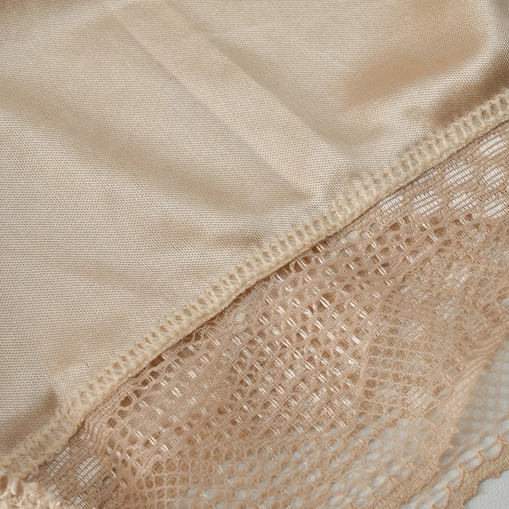 1PC Womens Silk Sleep Shorts Silky Smooth Pajama Breathable Safety Pants Summer Female Nightwear Comfortable Lace Home Underwear