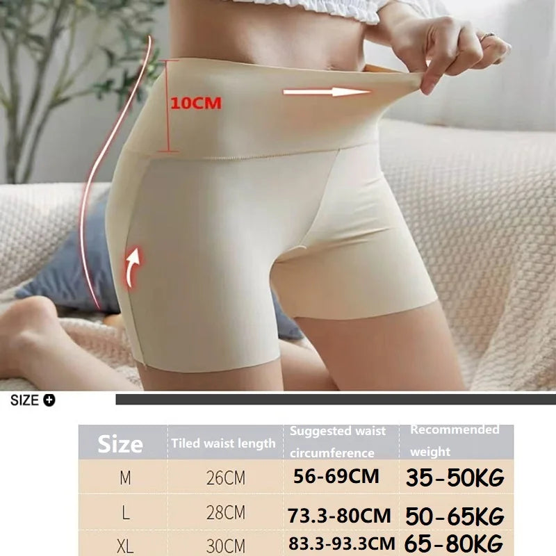 2PCS Safety Short Pants Protective Shorts Under The Skirt Underskirt Pants Cyclist Woman Skirt Underpants Ladies Shorts AQK01