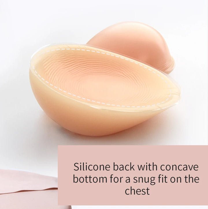 Large 2 In 1 Silicone Breast Pocket Bra Underwear Small Chest Becoming a Big Chest Pad Simulation Cartoon Chest Seamless