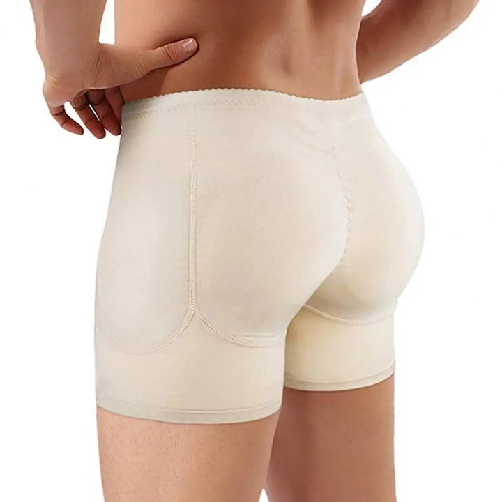 Sexy Fake Butt Padded Boxers Men Underpants Pad Filling Shapewear Thick Butt Lifted Natural Men Boxers Underwear Butt Lifter