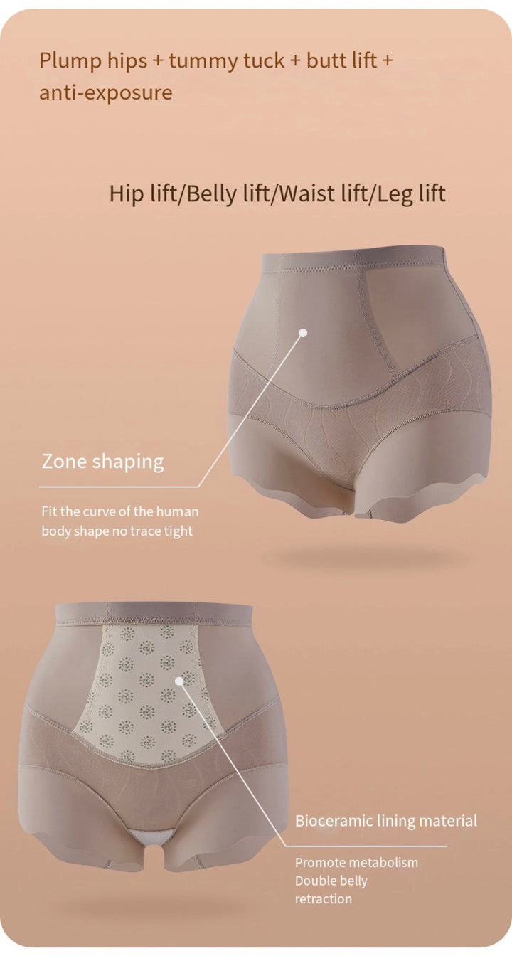 1pcs Women No Trace Mid Waist Shaping Briefs Breathable Body Shaper Slimming Underwear Butt Lifter Control Panties Shapewear