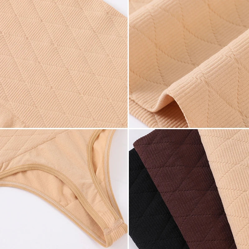 High Waist Tummy Control Panties Women Thong Panty Shaper Slimming Underwear Butt Lifter Belly Shaping Cincher Brief Body Shaper