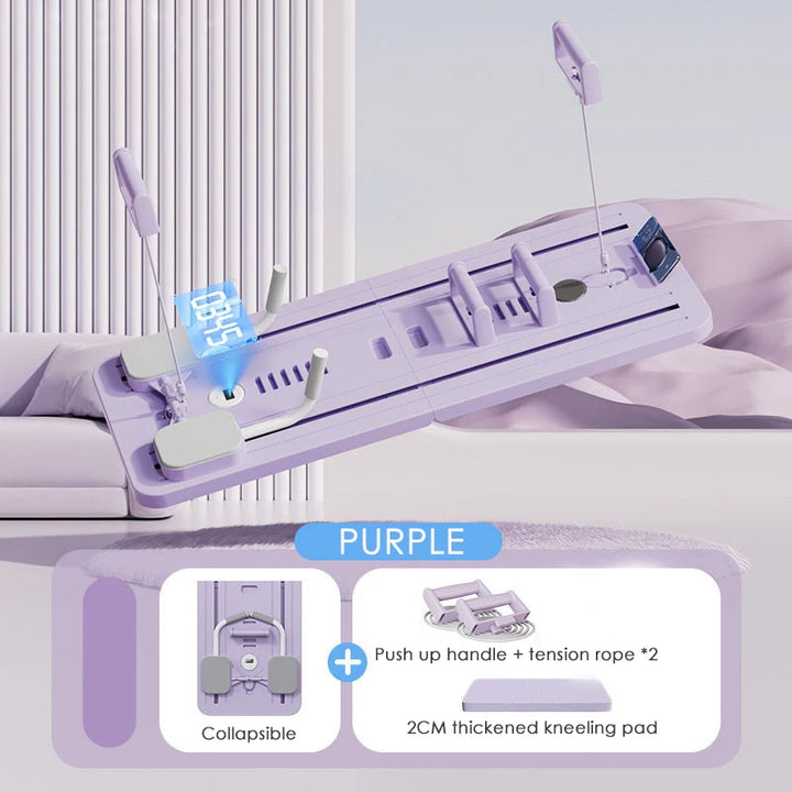 Multifunctional Fitness Plate Abdominal Board Push up Board automatic rebound abdominal muscle curling, Home Fitness Shape