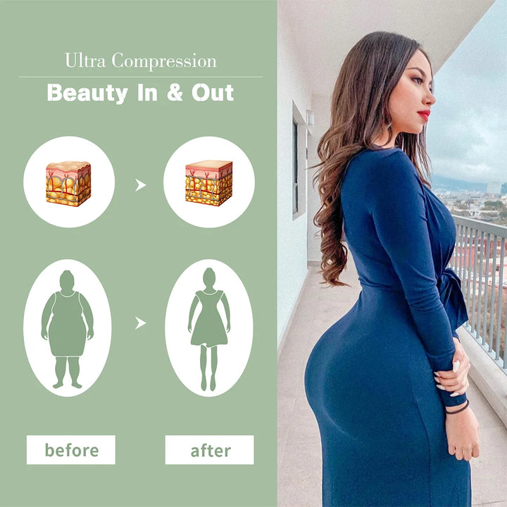 Fajas Colombianas Women Waist Fat Burning Body Shaping Bodysuit Postpartum Tummy Control Shapewear Panty Body Shaper With Bra